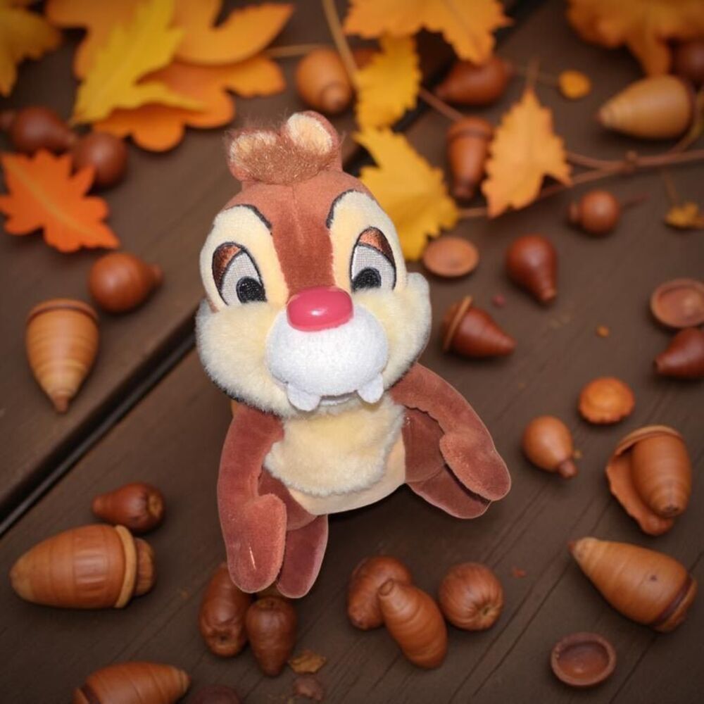 Disney Walt Disney World Theme Parks Chipmunk Dale Plush Stuffed Animal P38